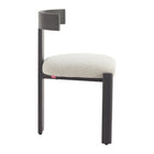 Zuo - Tiana Chaise de salle à manger - Noir/Beige-Garantie limitée de 3 ans
