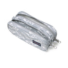 Jansport - Grand Étui Pour Accessoires - 1,3 L - Gris Aérien-Cet étui à deux compartiments pour accessoires est idéal pour transporter stylos et crayons d'un côté et cordons d'alimentation de l'autre