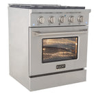 Kucht - 30 po Série KNG Cuisinière Pro Style au gaz naturel - Acier inoxydable-Manettes de commande en métal de haute qualité