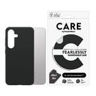 PanzerGlass - CARE Fashion avec QI Compatible Samsung Galaxy S25 - Noir-Design mince et prise en main agréable