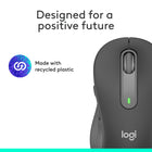 Logitech Signature M650 Souris Sans Fil - Graphite-Entièrement compatible avec Windows 11