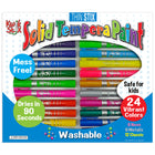The Pencil Grip - TPG620 Ensemble de peinture tempera solide Thin Stix (classique - néon - métallique) - paquet de 24-Les bâtons de peinture à la tempera Kwik Stix éliminent le désordre de la peinture tout en conservant tout le plaisir!