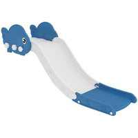 Qaba - Glissière pour lit, canapé ou escalier pour tout-petits - Bleu-La longueur supplémentaire permet aux enfants de s'amuser en glissant sur différents meubles 