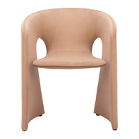 Zuo - Rosyth Chaise de salle à manger - Tan-Tissu confortable et durable