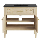 Modway - Elysian 36" Vanette de salle de bain - Burl noir-8