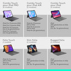 Logitech - Étui clavier Rugged Folio pour iPad A16/ 10.9" (10e génération) - Anglais - Graphite-9