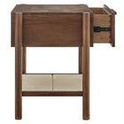 Modway - Oswin 1-Tiroir Bois Table de chevet, Noyer-7