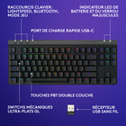 Logitech - Clavier gaming sans fil G515 LIGHTSPEED TKL profilé - Noir-Le contrôle au bout des doigts: Trois touches de raccourci permettent d'accéder rapidement à la technologie sans fil LIGHTSPEED, à la connectivité Bluetooth et au mode jeu