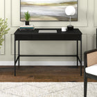 Hudson&Canal - Bureau Nolan 48" - Noir-Caractéristiques assemblage facile