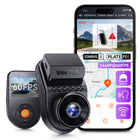 Vantrue - Caméra embarquée S1 Pro 2,7K avec carte SD de 64 Go-Capture détails routiers importants tels que plaques immatriculation et panneaux signalisation pour preuve fiable