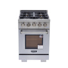 Kucht - 24 po Série KFX-X Cuisinière Pro Style au gaz naturel - Acier inoxydable-12