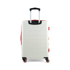 Reebok - Valise à roulettes pivotantes à coque rigide 26 po Double Dribble - Orange-Doublure signature à l’intérieur avec panneau de séparation, poches pratiques et sangles de maintien pour garder le contenu organisé et en place