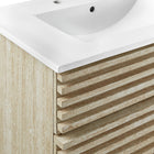 Modway - Render 30" Meuble de salle de bain avec lavabo - Blanc-8