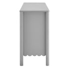 Modway - Emmeline 66" 4 portes festonnées Armoire à buffet - Gris clair-Assemblée requise