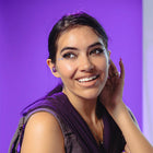 Jlab - Écouteurs sans Fil Go Pop avec Suppression Active du Bruit Violet Transparent-Personnalisez votre son et votre expérience via l'application Jlab