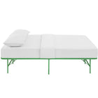 Modway - Horizon Acier inoxydable Cadre de lit complet, Vert-Cadre en acier inoxydable robuste