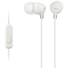 Sony® – Casque d'écoute MDREX15APW pour téléphone intelligent, blanc-Microphone intégré et réglage de lecture sur téléphone intelligent