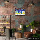 Victor Hedman Tampa Bay Lightning - Toile encadree - 31" x 22"-Sous licence officielle de la LNH et de l'AJLNH