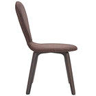 Modway - Tempest Restauration Fauteuil d’appoint - Brun noyer-Dossier et siège en lin