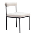Zuo - Livorno Chaise de salle à manger - Ivoire-Assemblage requis