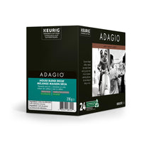 Adagio - Dosettes de café Decaf House Blend K-Cup - Torréfaction moyenne - Paquet de 24-Coffee K-Cup
