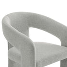 Modway - Oslo Tonneau Tissu tapis Chaise d’accent pour salle à manger - Gris colombe-10