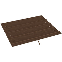Outsunny - Toit de pergola rétractable UV30+ protégé 8 pi L x 9,4 pi l pour structure de pergola 7 pi L x 10 pi l, café-Conçu exclusivement pour la pergola Outsunny 9,8 po L x 7,1 po l (3 x 2,15 m) (SKU : 84C-175)