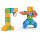 Geomag - Formes Magicubes recyclées - Ensemble de 32-Assurer un jeu sûr avec puzzle building cubes: La fabrication de Geomag est conforme aux normes de sécurité européennes et internationales les plus rigoureuses. Cet ensemble a 32 blocs magnétiques avec de nombreuses idées de construction différentes. Mélangez et assortissez pour la découverte éducative ! Livret d'instructions inclus dans chaque boîte.