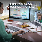 Logitech - MK955 Signature Slim ensemble clavier et souris sans fil - Graphite-Optimisez votre espace: un clavier Bluetooth taille standard élégant et robuste avec une saisie de type ordinateur portable et une souris Bluetooth confortable et profilée en plastique recyclé