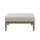Modway - Northlake Terrasse extérieure Teck Ottoman, Caillou-Assemblée requise