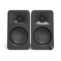 Kanto - Haut-parleurs de bureau de référence 100 W avec USB-C, RCA et Bluetooth 5.0 - Noir mat, Paquet de 2-Tweeters à dôme en soie de 3/4 po