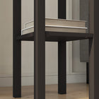 HOMCOM - Table d’appoint 2 niveaux avec rangement - café-Matériau : Panneau MDF 