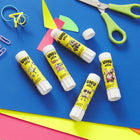 UHU - Bâtons de colle Bob l’éponge - 8,2 g - paquet de 5 - Assortie-Hautement efficace et lavable à froid