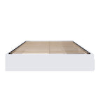 Nexera - Lit double 3 tiroirs, Blanc-Accommode un matelas standard de format double.  Sommier non requis. Capacité de charge: 500 lbs
