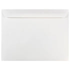 JAM Paper Enveloppes à rabat droit gommé, 10 x 13 po, blanches, 1000 par paquet-Blanc
