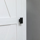 HOMCOM - Armoire de cuisine 48 po avec porte de grange - blanc-Conception anti-basculement pour plus de sécurité 