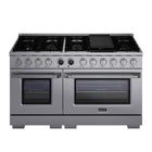 Kucht - 60 po Série KXP Cuisinière double énergie Propane - Acier inoxydable-Nouveau thermostat numérique à cadran Horus de Kucht