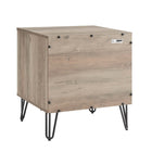 Manhattan Comfort - Table de nuit moderne DUMBO 20,07" à 1 tiroir - Gris rustique-Assemblage Snap It Comprend des rainures internes de haute qualité pour un assemblage simple, sans outils requis