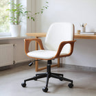 Zuo - Ali Chaise de bureau - Blanc-Dimensions: 26,8 po L x 26,8 po L x 35,0 po H