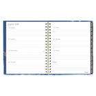 Blueline - Agenda Hebdomadaire/Mensuel - 9 1/4 po H x 7 1/4 po l - Motif Celestial - Anglais-Présentation hebdomadaire lignée