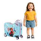 Bioworld - Valise porteur - Frozen-Spacieuse et bien organisée : offre un large espace de rangement pour les vêtements, les jouets et les essentiels, permettant de tout garder soigneusement rangé pendant le voyage