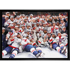 Washington Capitals 20x29 2018 Stanley Cup - Toile encadree - 31" x 22"-Impression sur toile de qualité supérieure avec bordures enveloppées