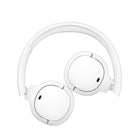 Edifier - WH500 Casque supra-auriculaire pliable sans fil - Blanc-Double protection pour une audition sécuritaire : volume < 85 dB et minuterie de coupure