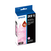 Epson - Cartouche d'encre T312XL620 Claria Photo HD - Grande capacité - Magenta clair-Qualité photo supérieure