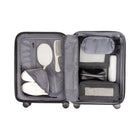 Bugatti - Valise cabine rigide 21.50po à roulettes pivotantes de la collection Berlin - Charbon-Support AirTag intégré pour le suivi des bagages (AirTag non inclus)
