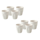 Maxwell & Williams - Sala Espresso Blanc Tasses - Ensemble de 4 - Paquet de 2-Lave-vaisselle