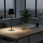 Xtricity - Lampe de table tactile LED portable Lucie - Noire-Température de couleur 3CCT sélectionnable : blanc doux, lumière du jour et blanc froid