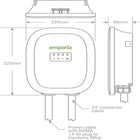 Emporia - Chargeur classique de niveau 2 48 A pour véhicules électriques avec câble de 7,3 m (24 pi) - NACS (TESLA) - Câblé - Blanc-8