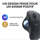 Logitech ERGO M575 Trackball - Souris sans fil avec molette de pouce - Noir-Dimensions: 5.28"H X 3.94"W X 1.89"D