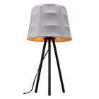 Zuo - Mozzi Lampe de table - Grey/Noir-11.8 po L x 11.8 po L x 22.4 po H